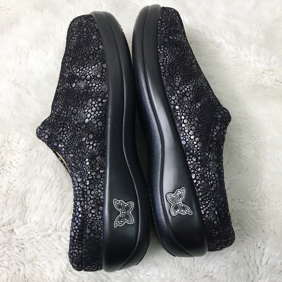 Alegria KAY-241 Black Slip On Clogs Size 35 - Picture 2 of 11
